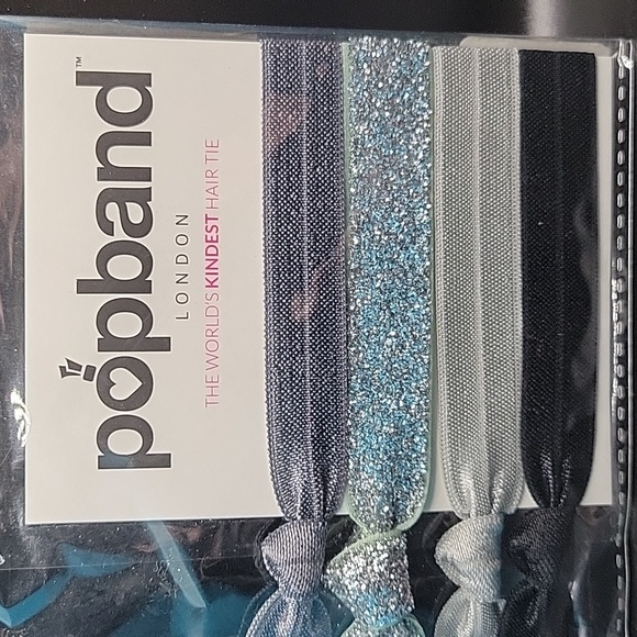 NWT!! PopBand London The World's Kindest Hair Tie 4pack - Picture 4 of 5